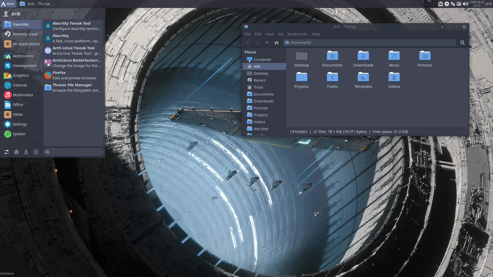 XFCE desktop